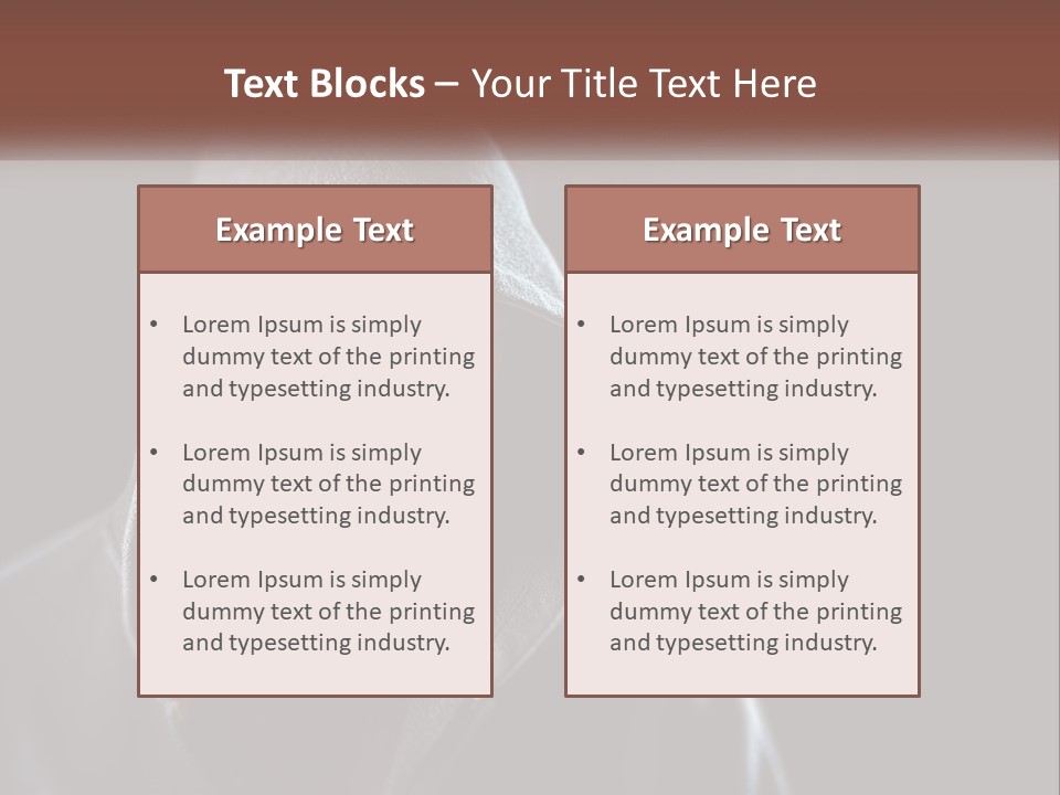 Cube World Light PowerPoint Template
