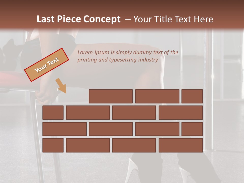 Black Earth Skyscraper PowerPoint Template