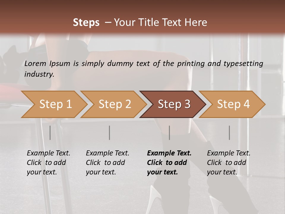 Black Earth Skyscraper PowerPoint Template