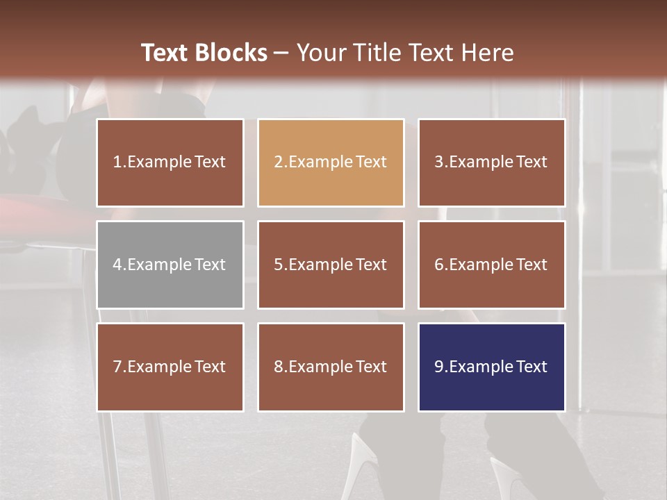 Black Earth Skyscraper PowerPoint Template