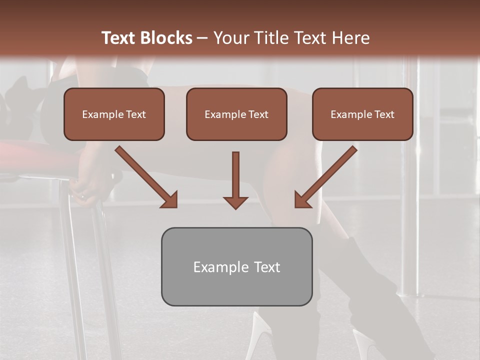 Black Earth Skyscraper PowerPoint Template