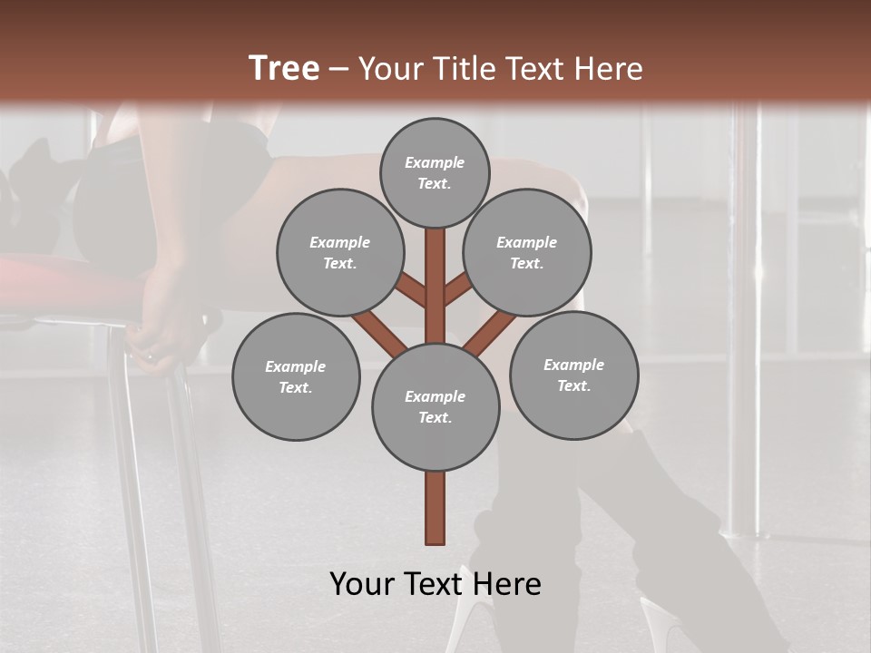 Black Earth Skyscraper PowerPoint Template