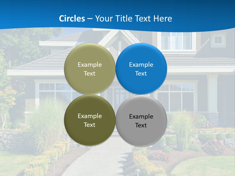 Square Ball Construction PowerPoint Template