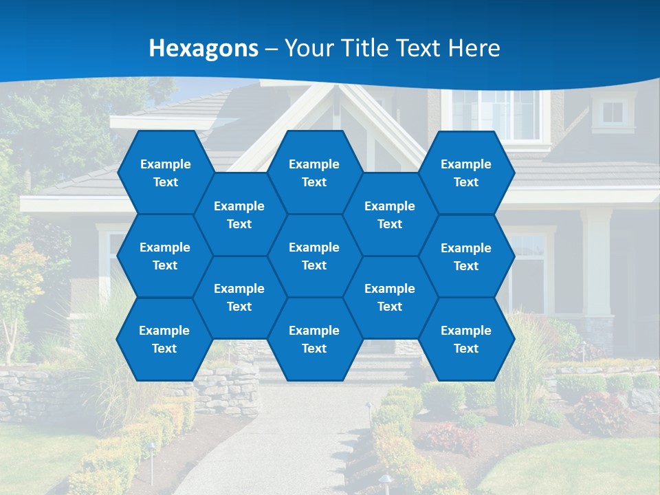 Square Ball Construction PowerPoint Template