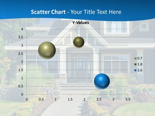 Square Ball Construction PowerPoint Template