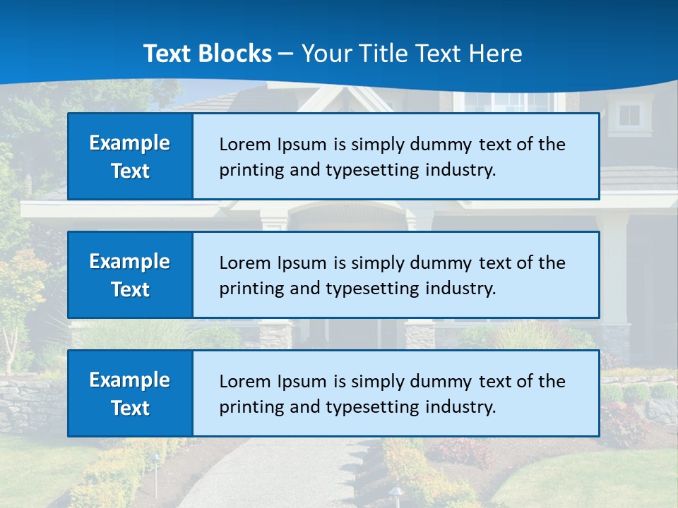 Square Ball Construction PowerPoint Template