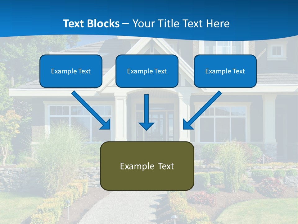 Square Ball Construction PowerPoint Template