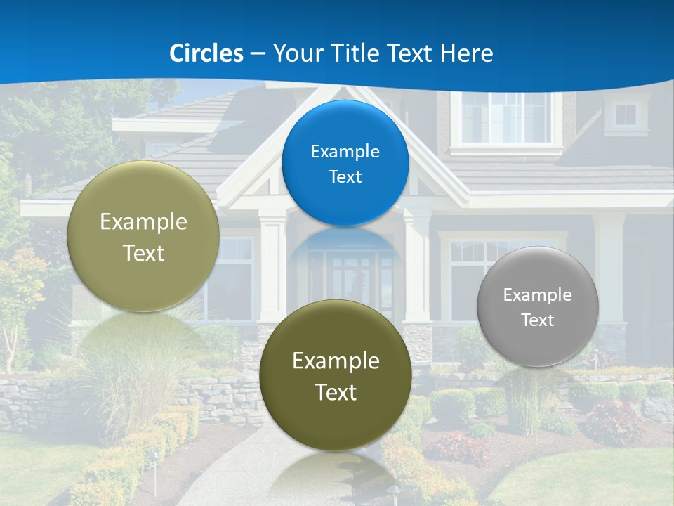 Square Ball Construction PowerPoint Template