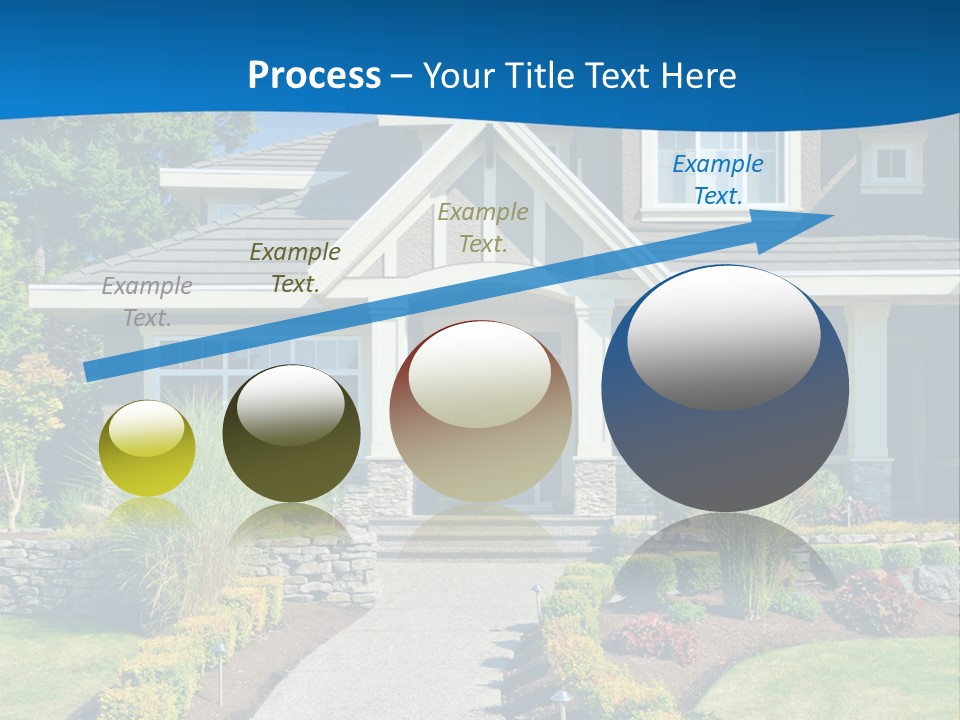 Square Ball Construction PowerPoint Template