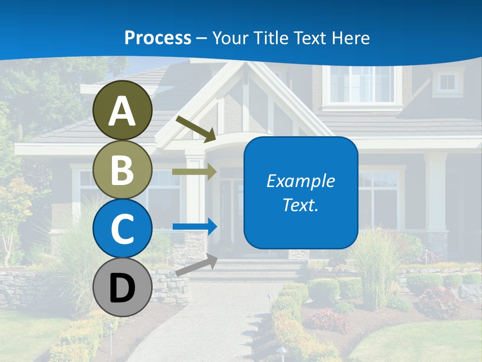Square Ball Construction PowerPoint Template