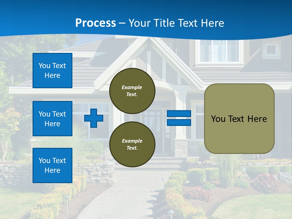 Square Ball Construction PowerPoint Template