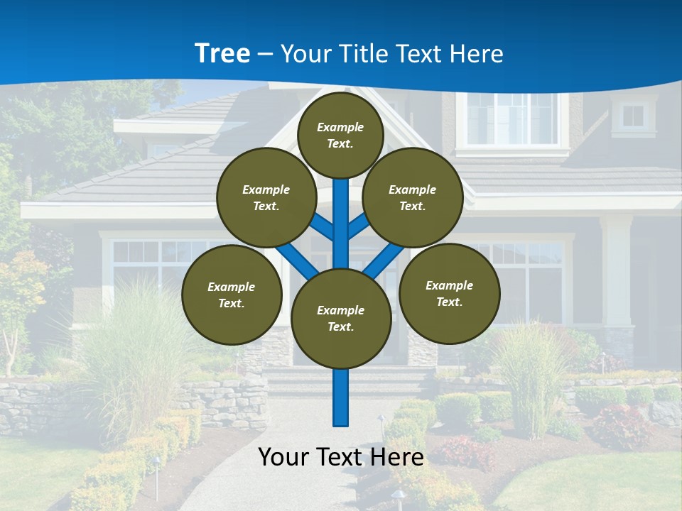 Square Ball Construction PowerPoint Template