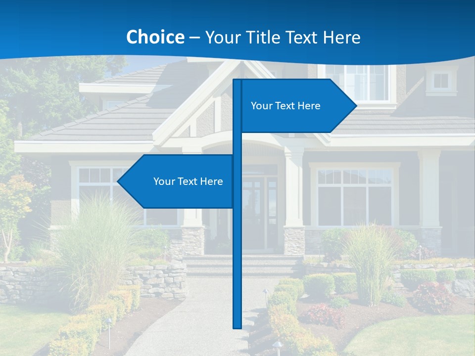 Square Ball Construction PowerPoint Template