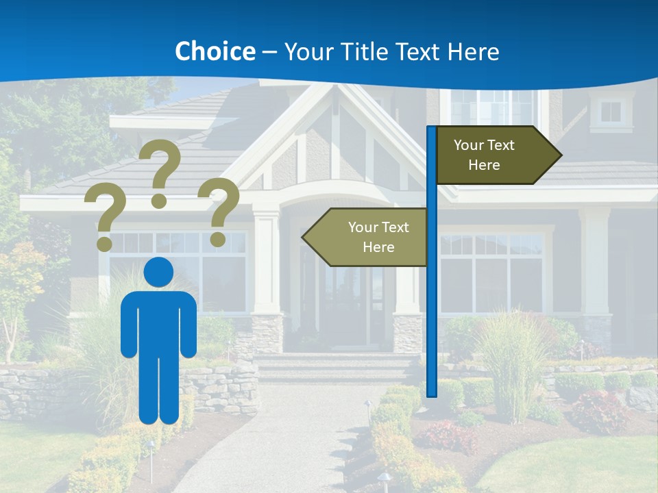 Square Ball Construction PowerPoint Template