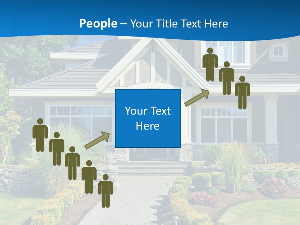 Square Ball Construction PowerPoint Template