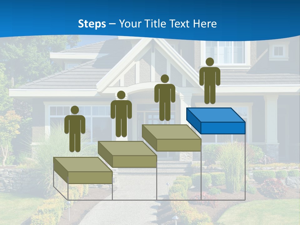 Square Ball Construction PowerPoint Template