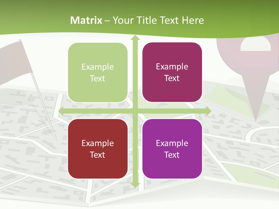 Global Cityscape Downtown PowerPoint Template