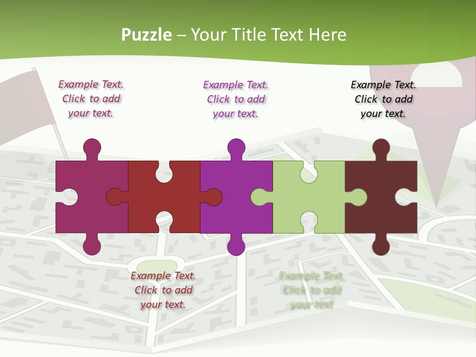 Global Cityscape Downtown PowerPoint Template