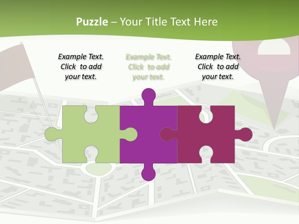 Global Cityscape Downtown PowerPoint Template