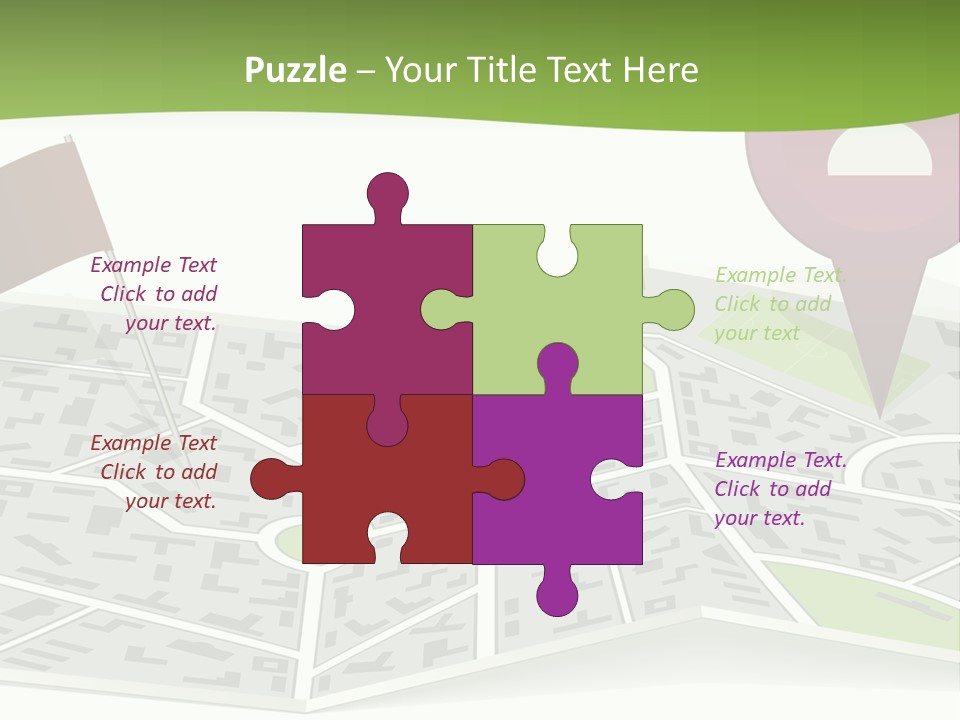 Global Cityscape Downtown PowerPoint Template