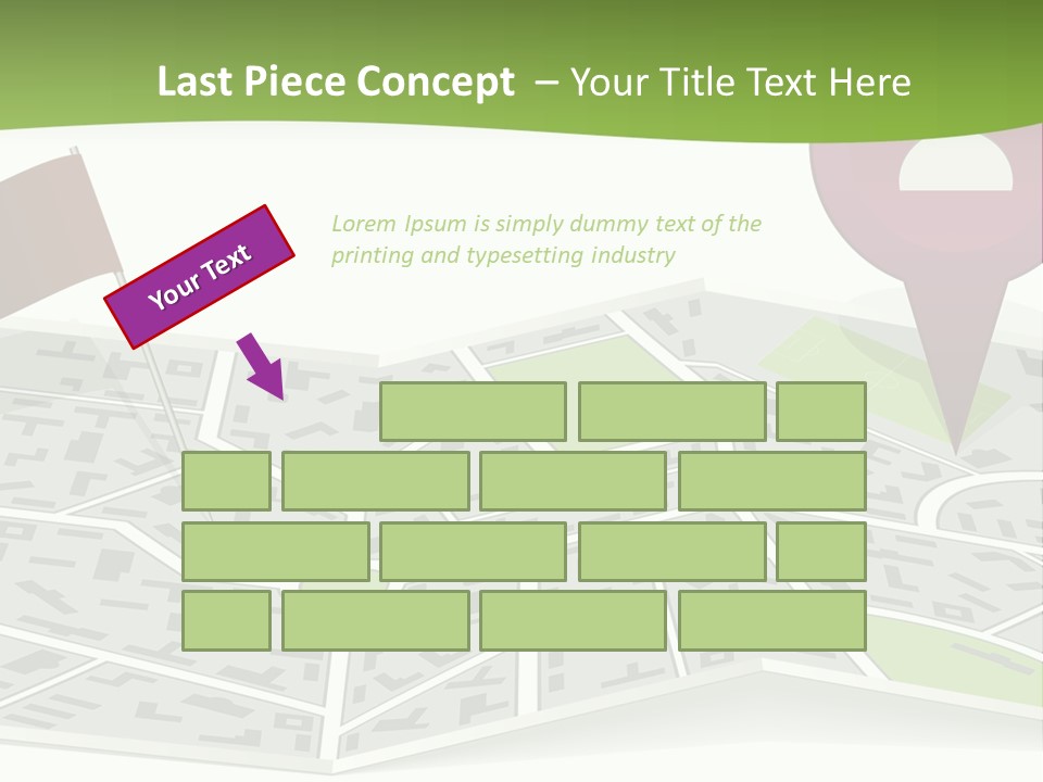 Global Cityscape Downtown PowerPoint Template