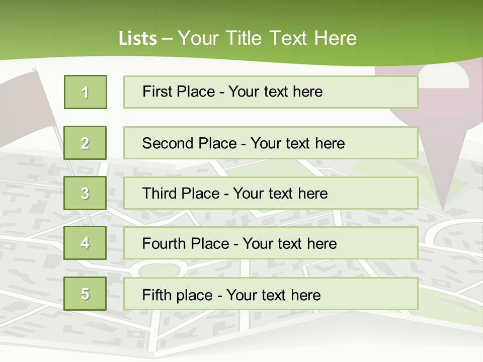 Global Cityscape Downtown PowerPoint Template
