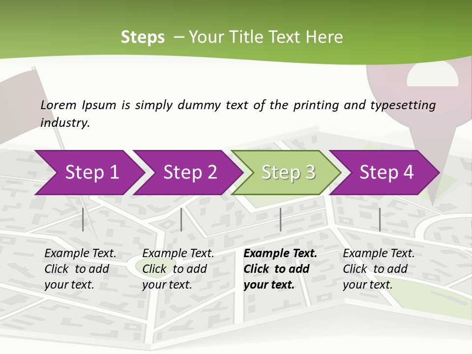 Global Cityscape Downtown PowerPoint Template