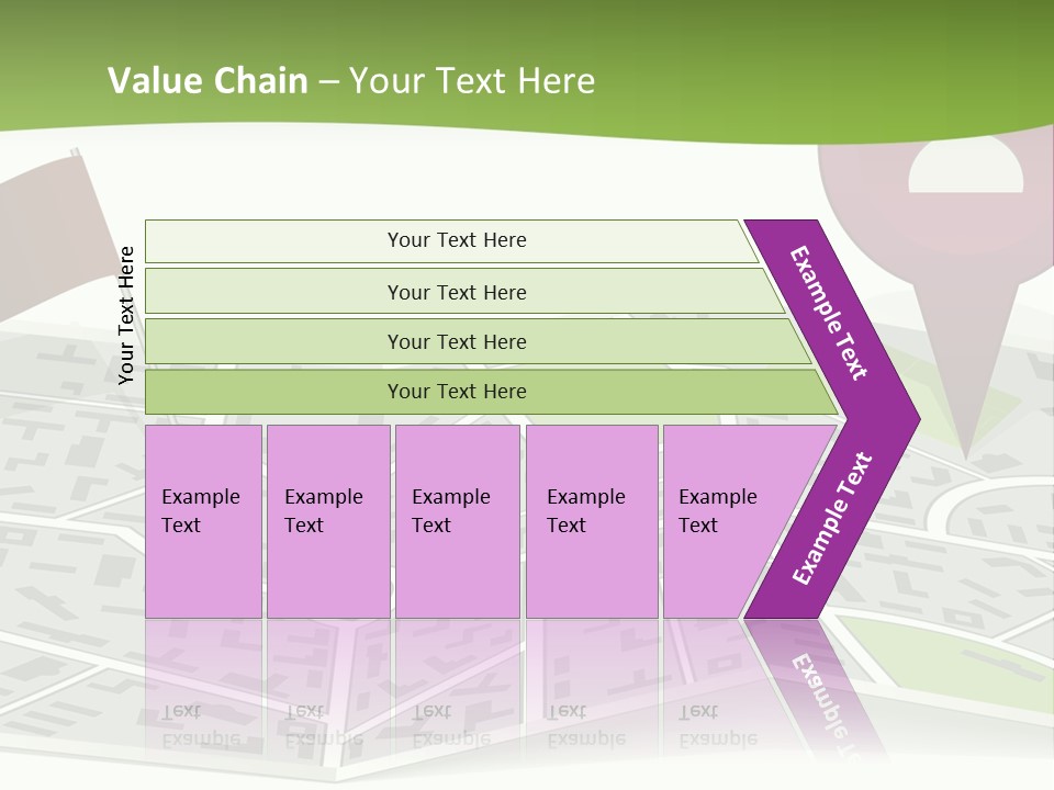 Global Cityscape Downtown PowerPoint Template