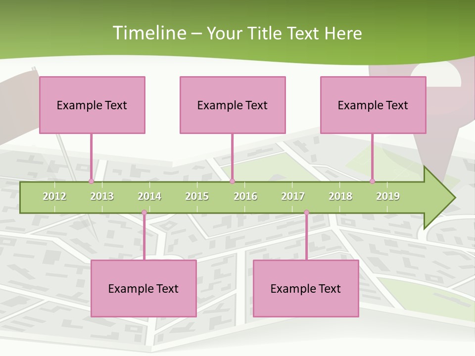 Global Cityscape Downtown PowerPoint Template