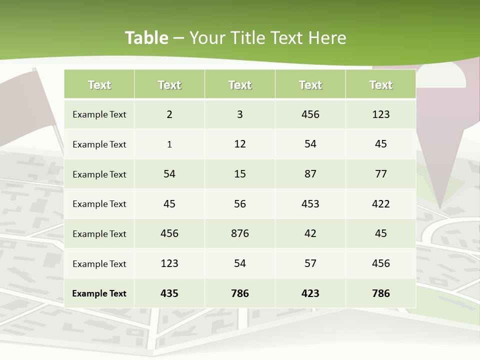 Global Cityscape Downtown PowerPoint Template