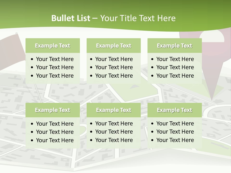Global Cityscape Downtown PowerPoint Template