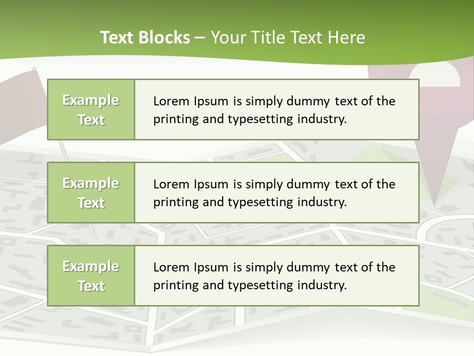 Global Cityscape Downtown PowerPoint Template