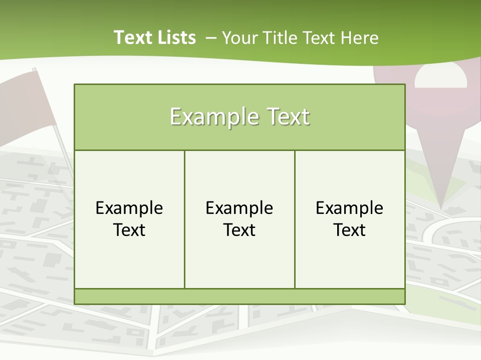 Global Cityscape Downtown PowerPoint Template