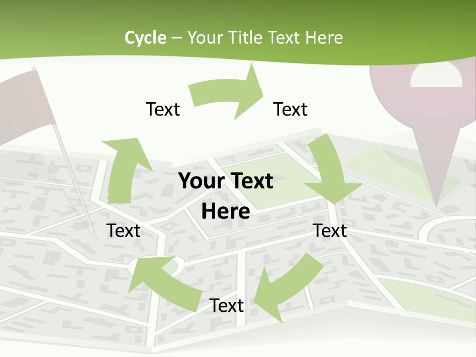 Global Cityscape Downtown PowerPoint Template