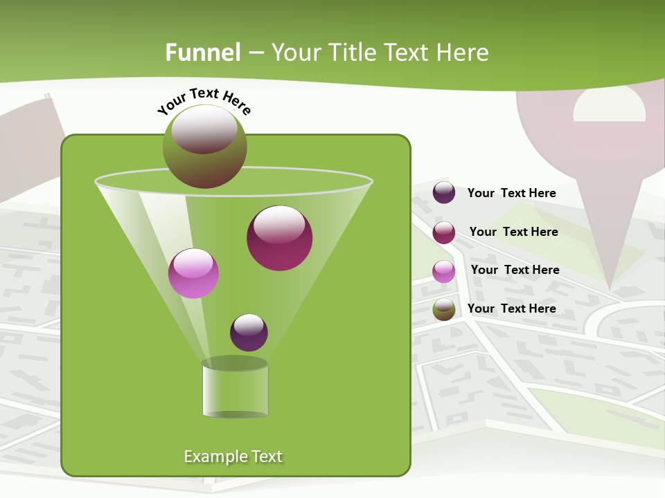 Global Cityscape Downtown PowerPoint Template