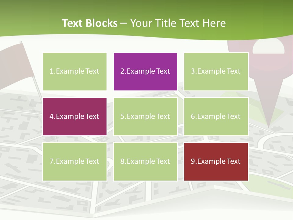 Global Cityscape Downtown PowerPoint Template