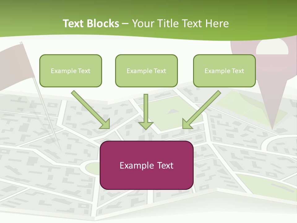 Global Cityscape Downtown PowerPoint Template