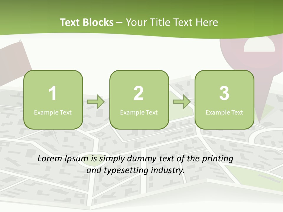 Global Cityscape Downtown PowerPoint Template