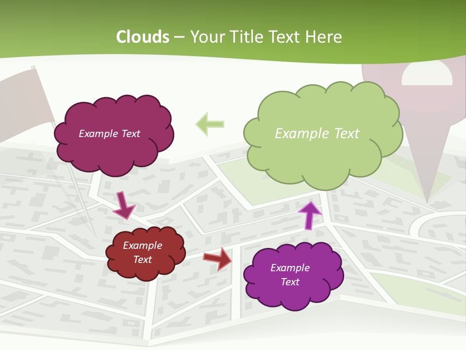 Global Cityscape Downtown PowerPoint Template