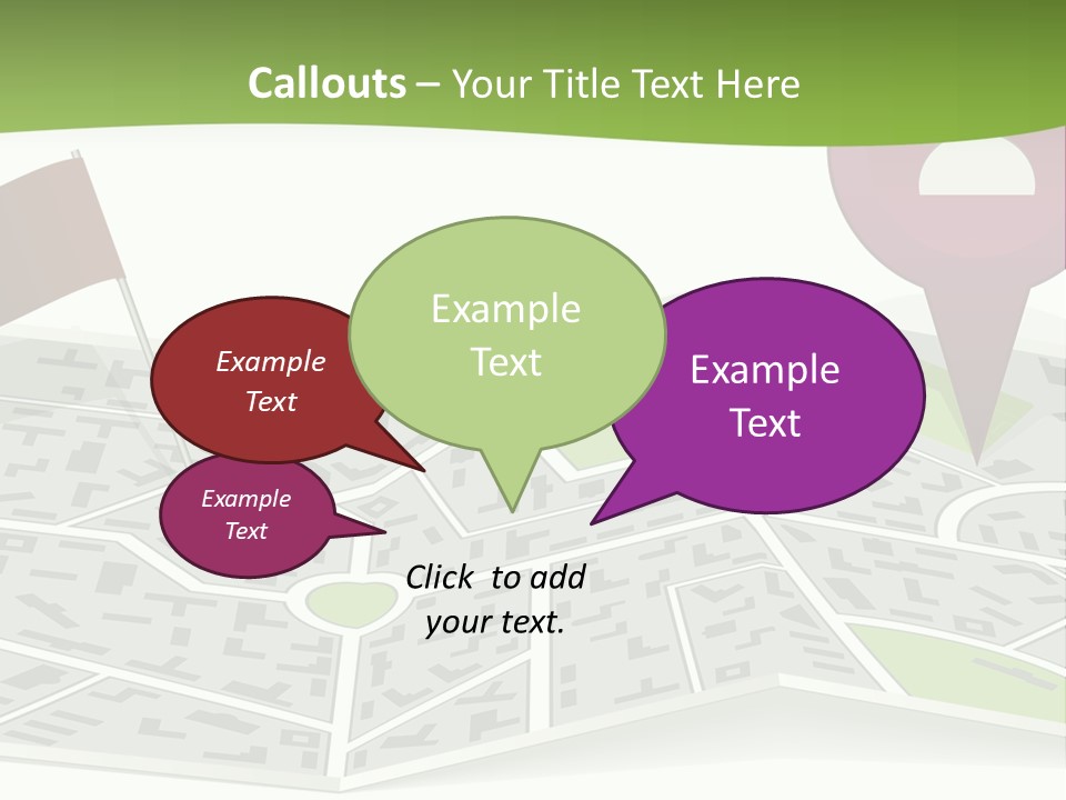 Global Cityscape Downtown PowerPoint Template