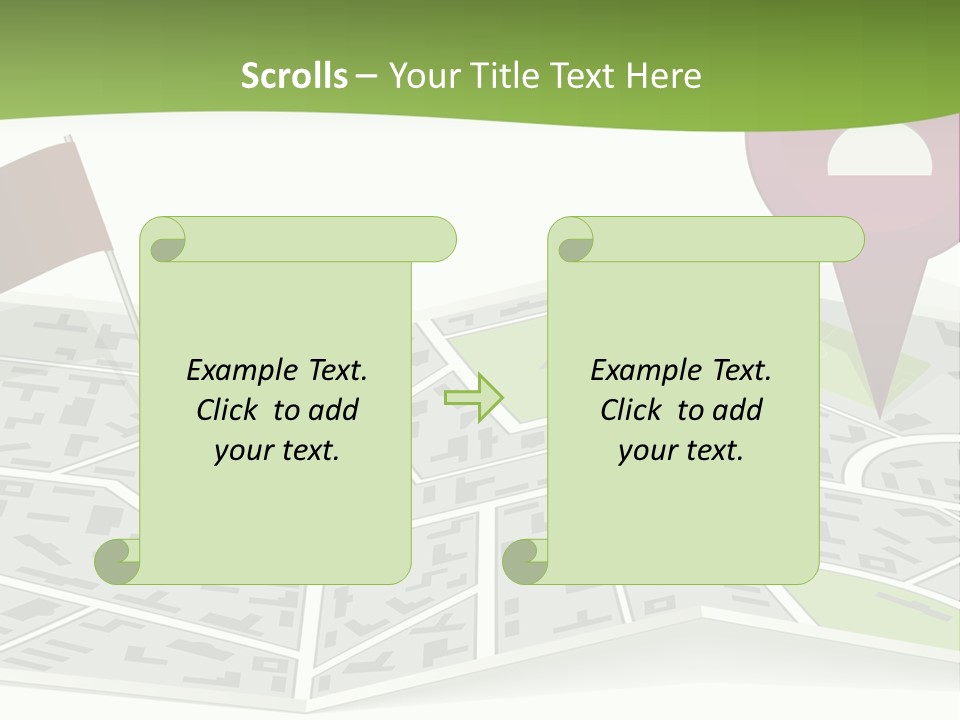 Global Cityscape Downtown PowerPoint Template