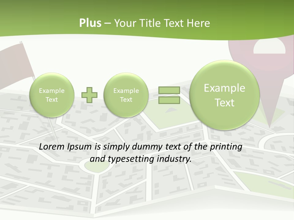 Global Cityscape Downtown PowerPoint Template