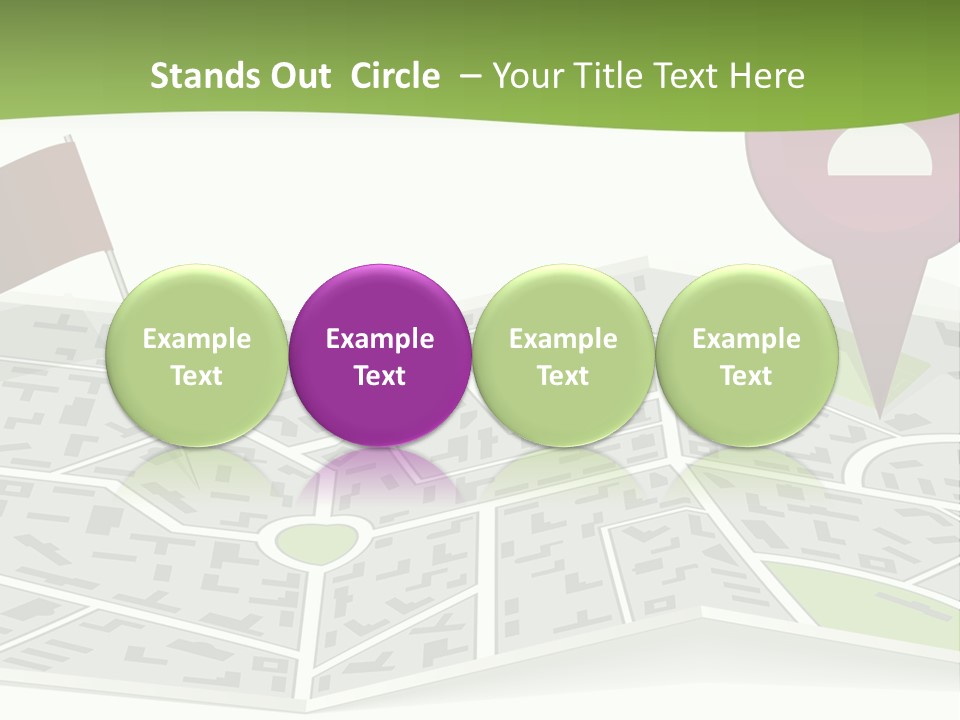 Global Cityscape Downtown PowerPoint Template