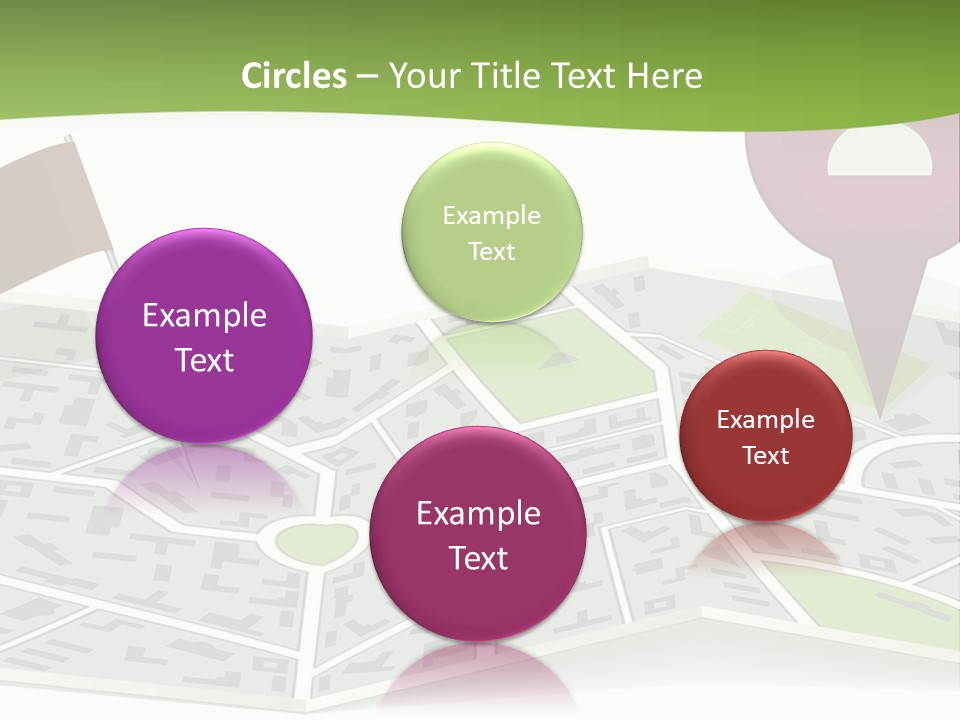 Global Cityscape Downtown PowerPoint Template