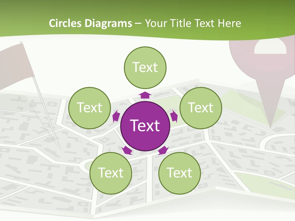 Global Cityscape Downtown PowerPoint Template