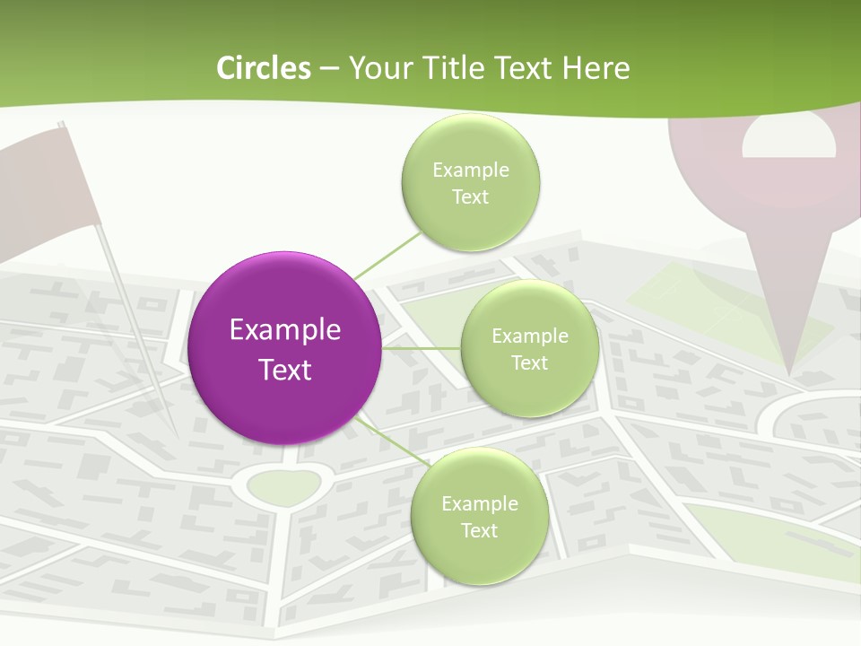 Global Cityscape Downtown PowerPoint Template