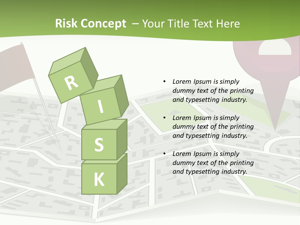 Global Cityscape Downtown PowerPoint Template