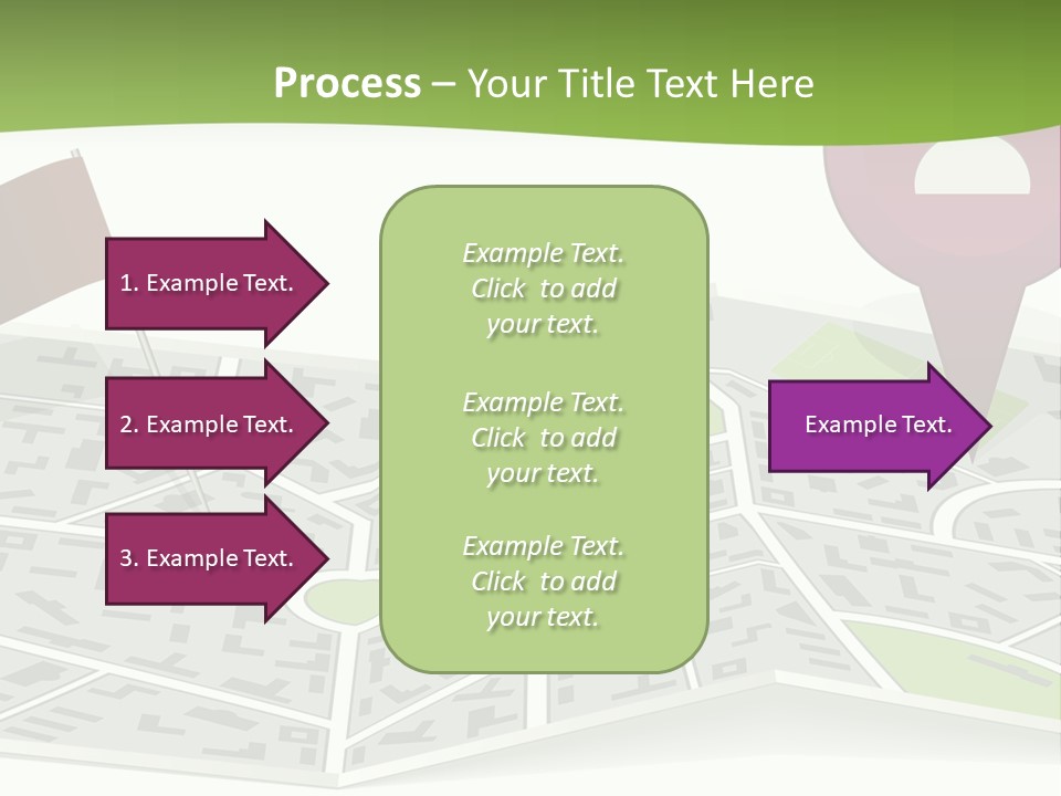 Global Cityscape Downtown PowerPoint Template
