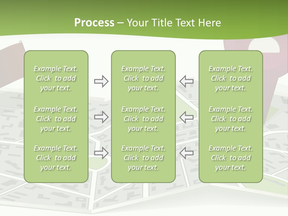 Global Cityscape Downtown PowerPoint Template