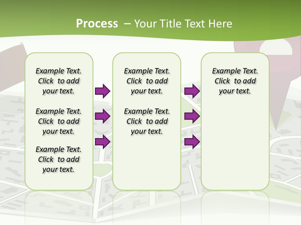 Global Cityscape Downtown PowerPoint Template